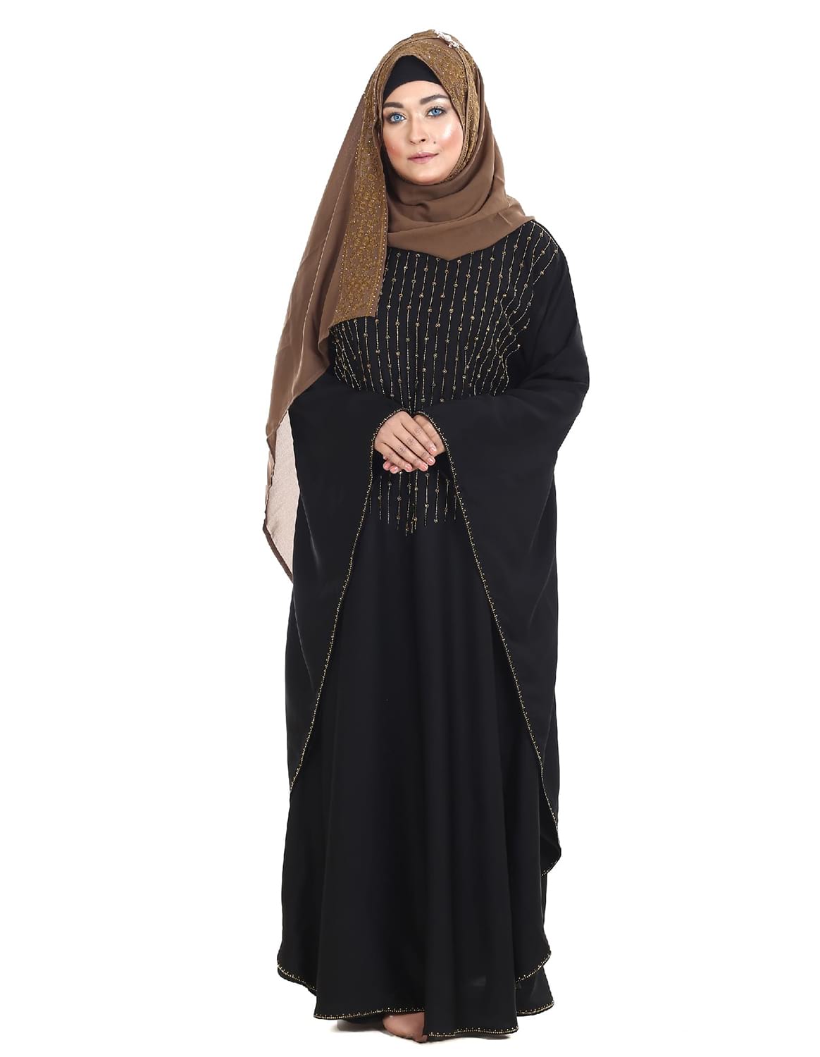 Party Abaya with Gorgeous Embroidery Works